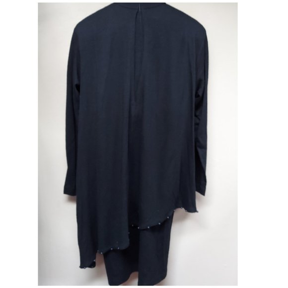 Rosemary Brantley Black Oversized Layered Dress - Picture 2 of 9